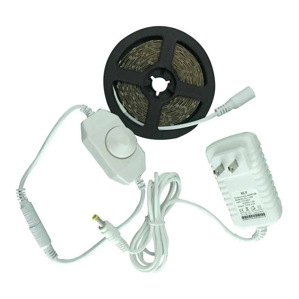 1 Set 300 LEDs Makeup Mirror Vanity Mirror Light with Dimmer Power Supply For Dressing Table With Manual Makeup Mirror Lights