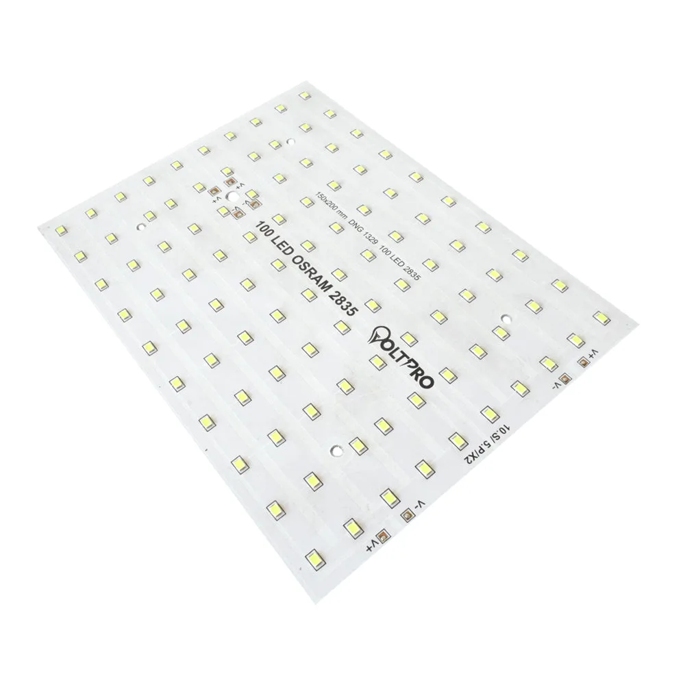 100W White 150mm x 200mm Metal Core LED PCB for Flood Light/Street Light