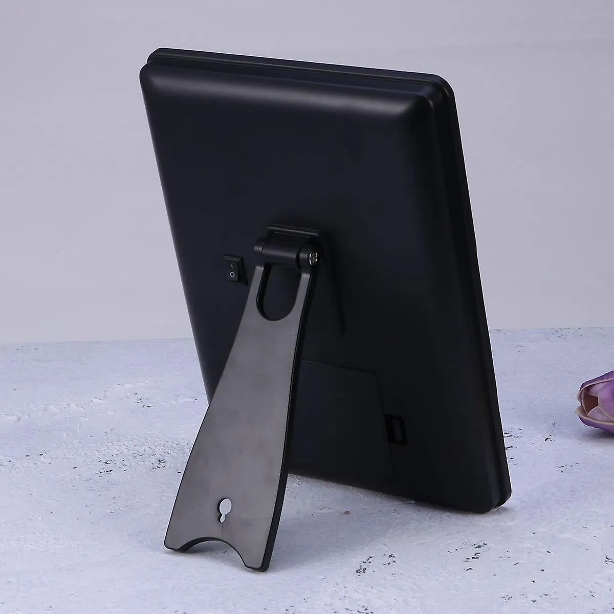 16 Led Lighted Makeup Mirror Touch Screen Tabletop Cosmetic Mirror With Stand