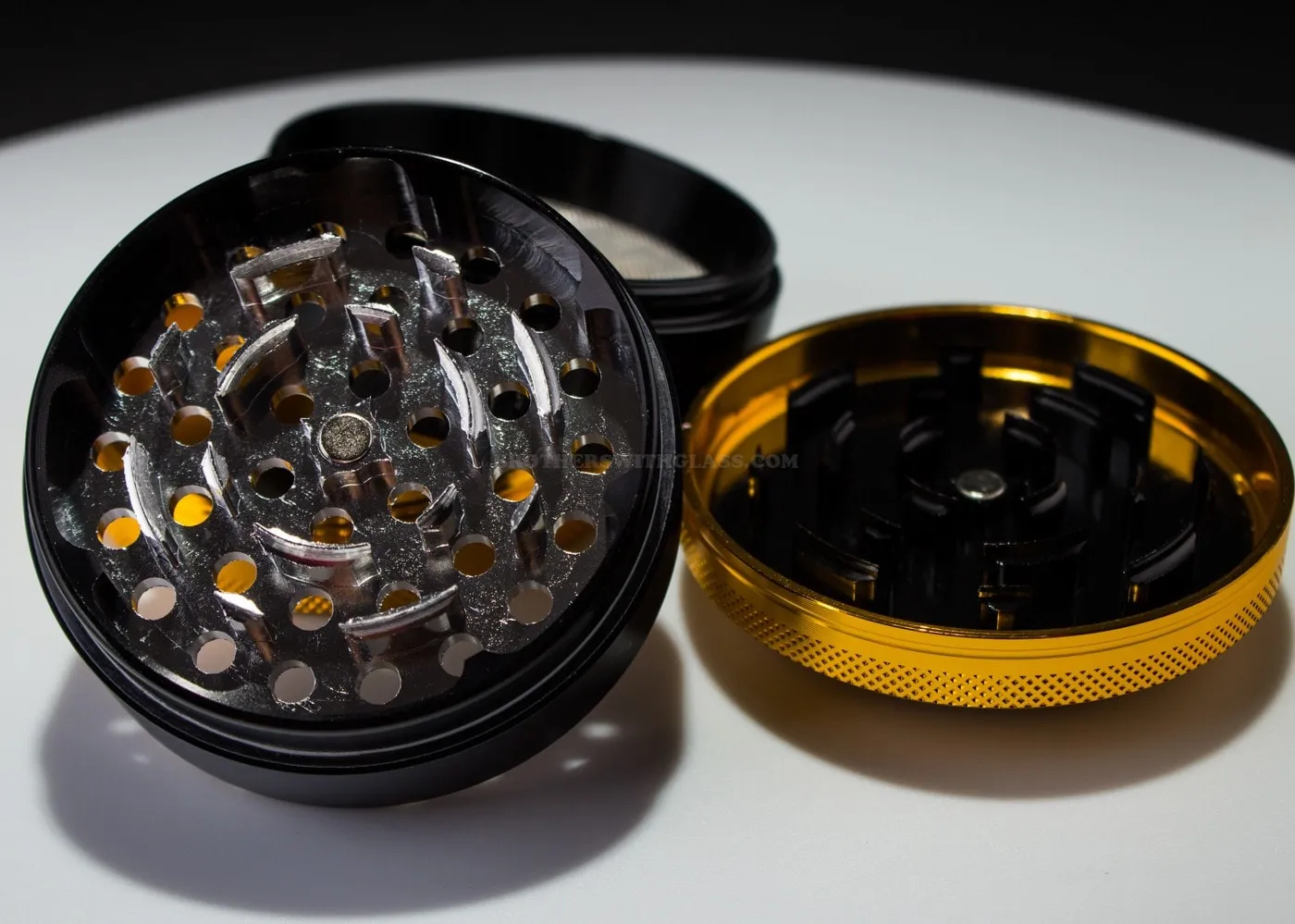2.5 In Chromium Crusher Grinder - Gold