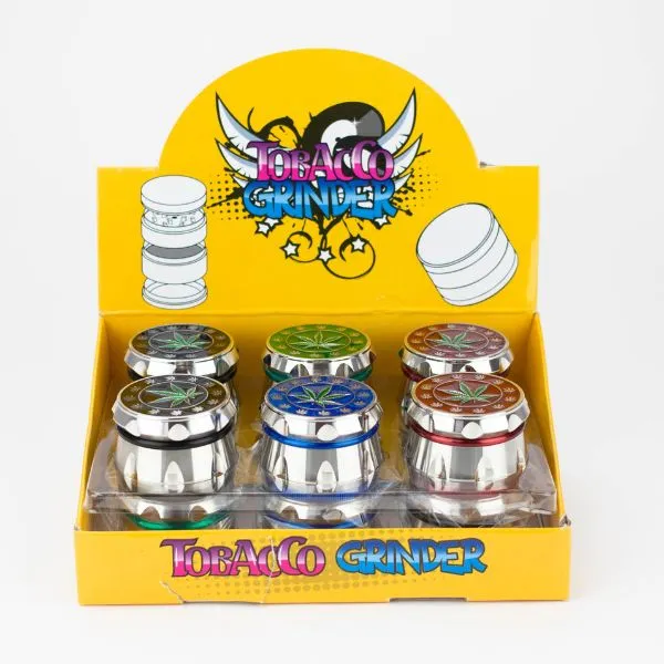 4 Parts Drum Grinder for Weed Box of 12