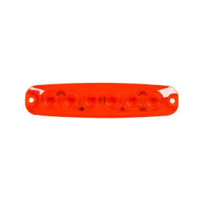 5-1/8" ULTRA THIN RED/RED 6 LED LIGHT, HIGH/LOW, 3 WIRES