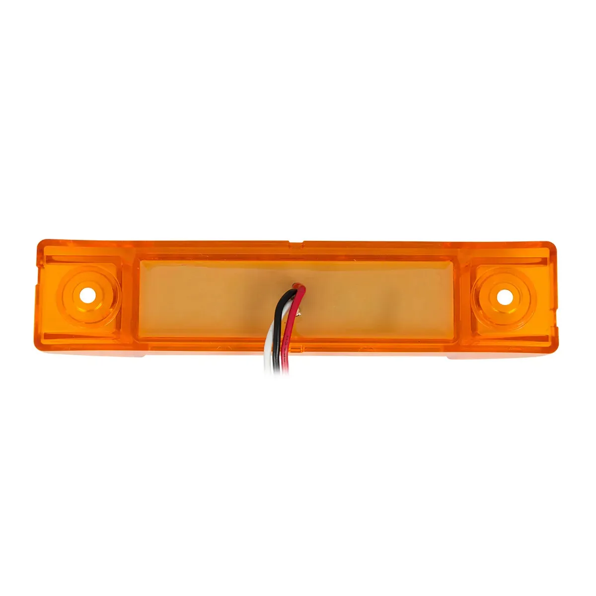 6"L RECT. PEARL AMBER/AMBER 8 LED LIGHT, HIGH/LOW 3 WIRES
