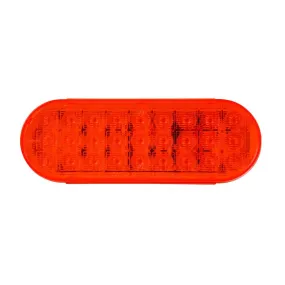 74862 OVAL SMART DYNAMIC RED/RED 27 LED SEQUENTIAL SEALED LIGHT