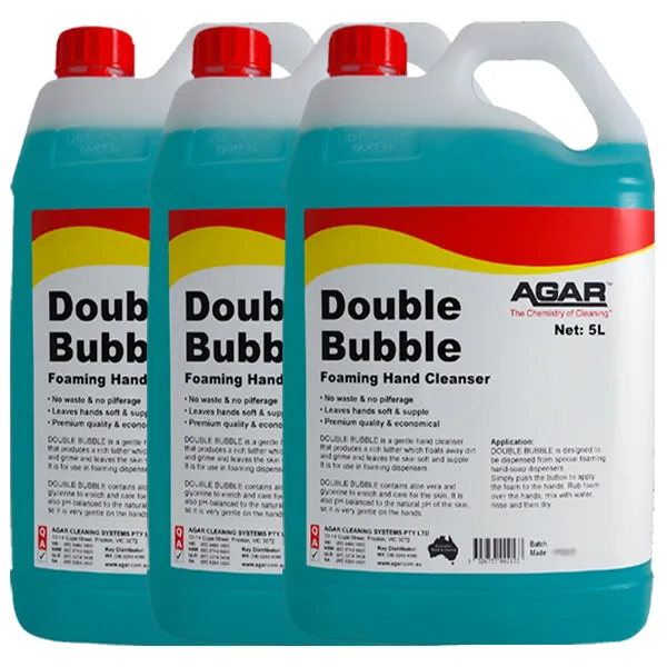 Agar Double Bubble Foaming Hand Cleanser