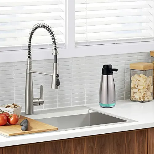 AIKE 15fl.oz Liquid Soap Dispenser for Dish and Hand Soap Matte Black