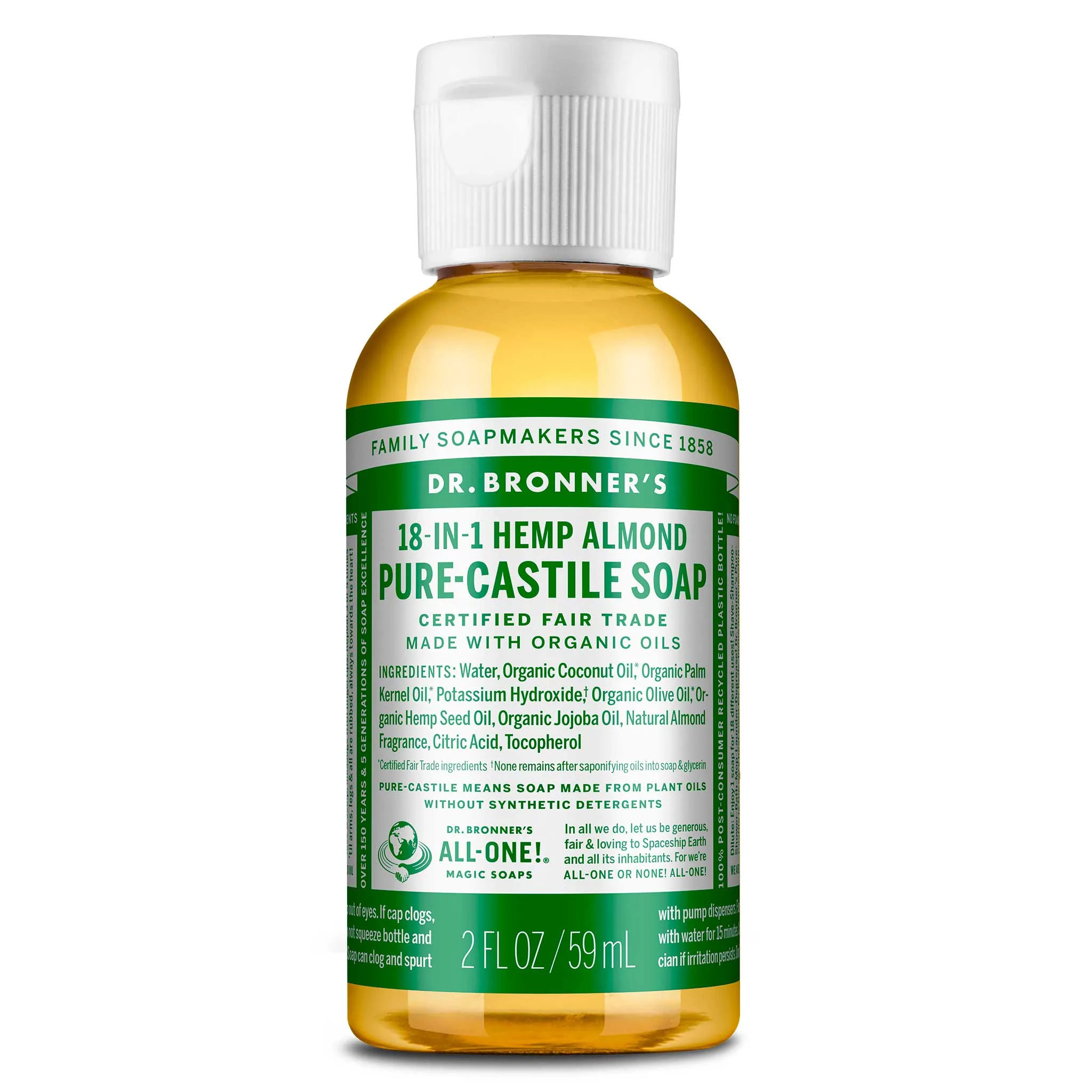 Almond - Pure-Castile Liquid Soap