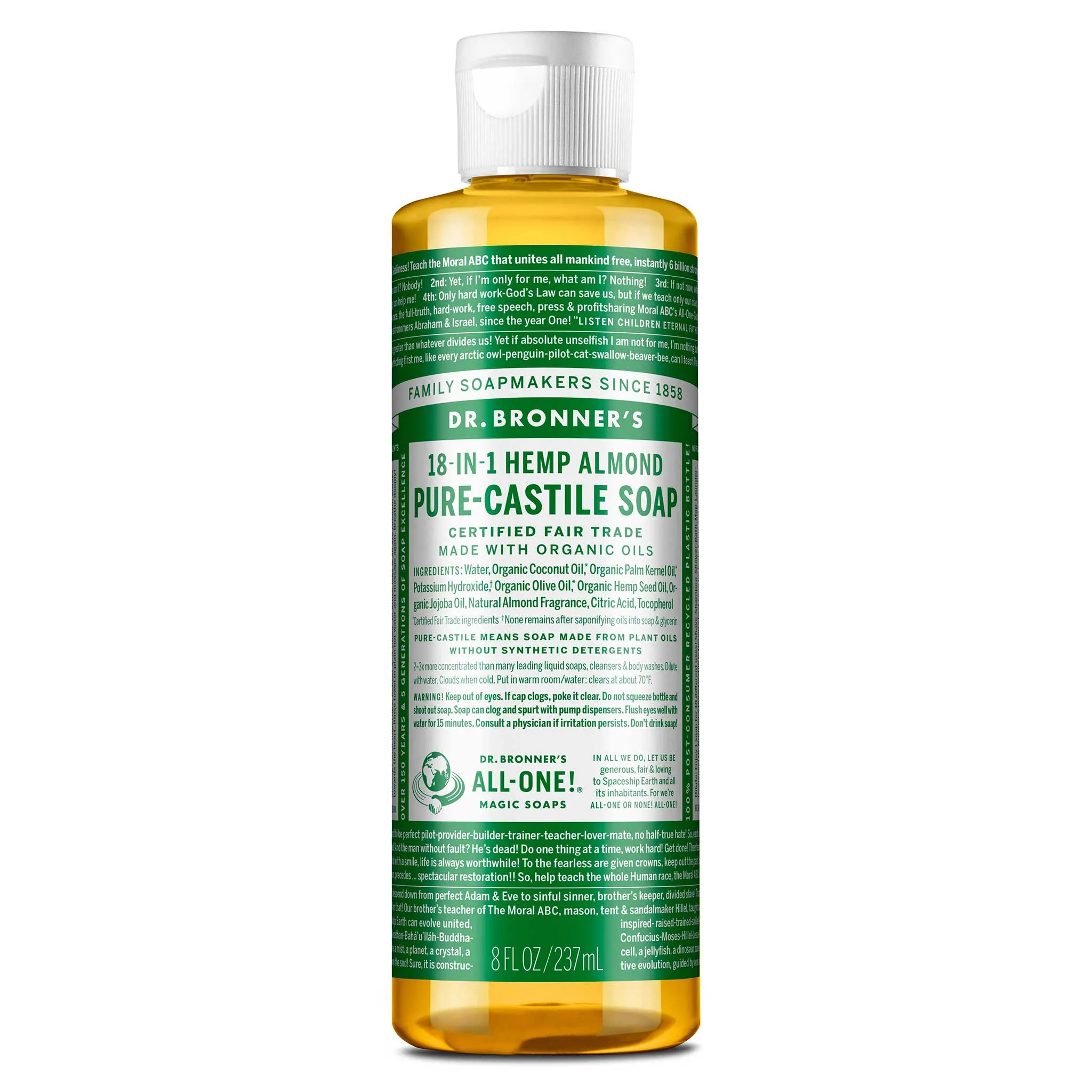Almond - Pure-Castile Liquid Soap