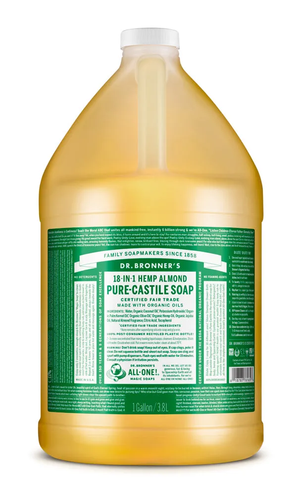 Almond - Pure-Castile Liquid Soap