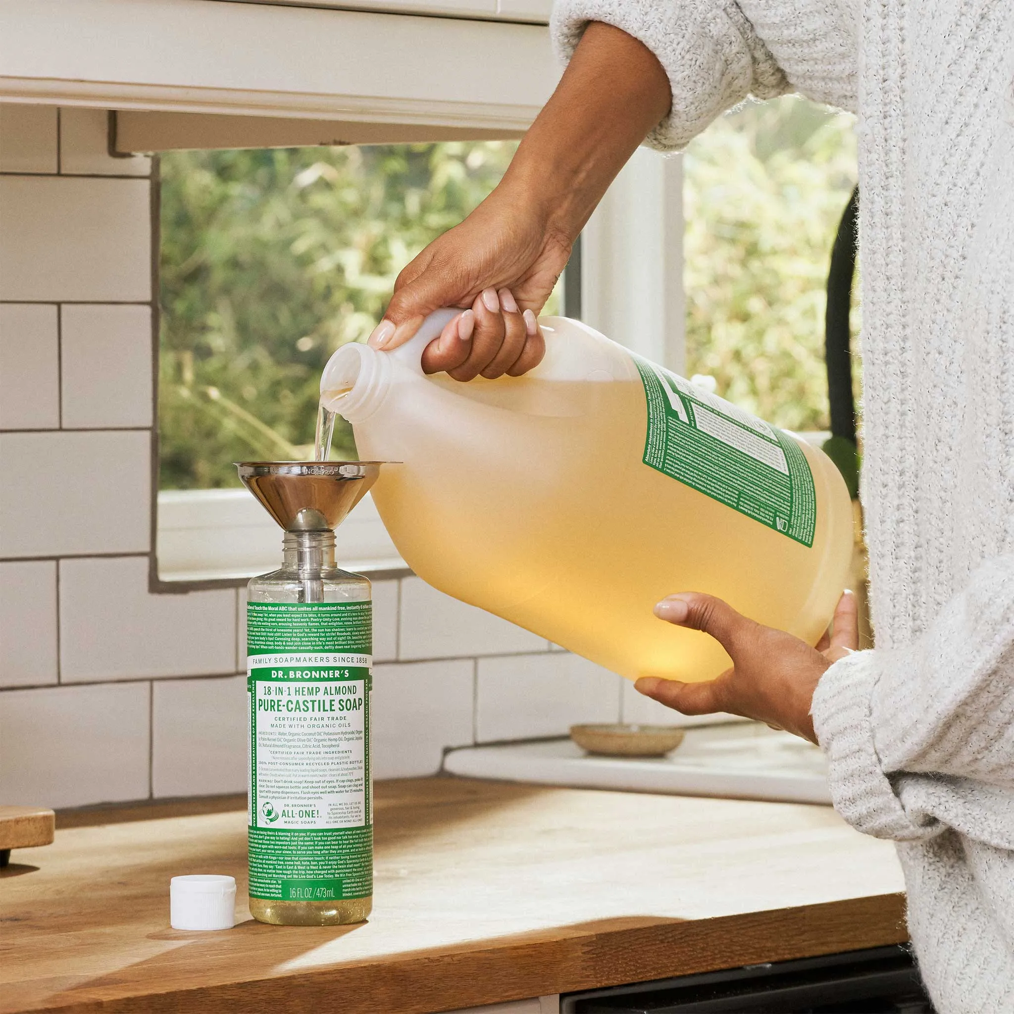 Almond - Pure-Castile Liquid Soap