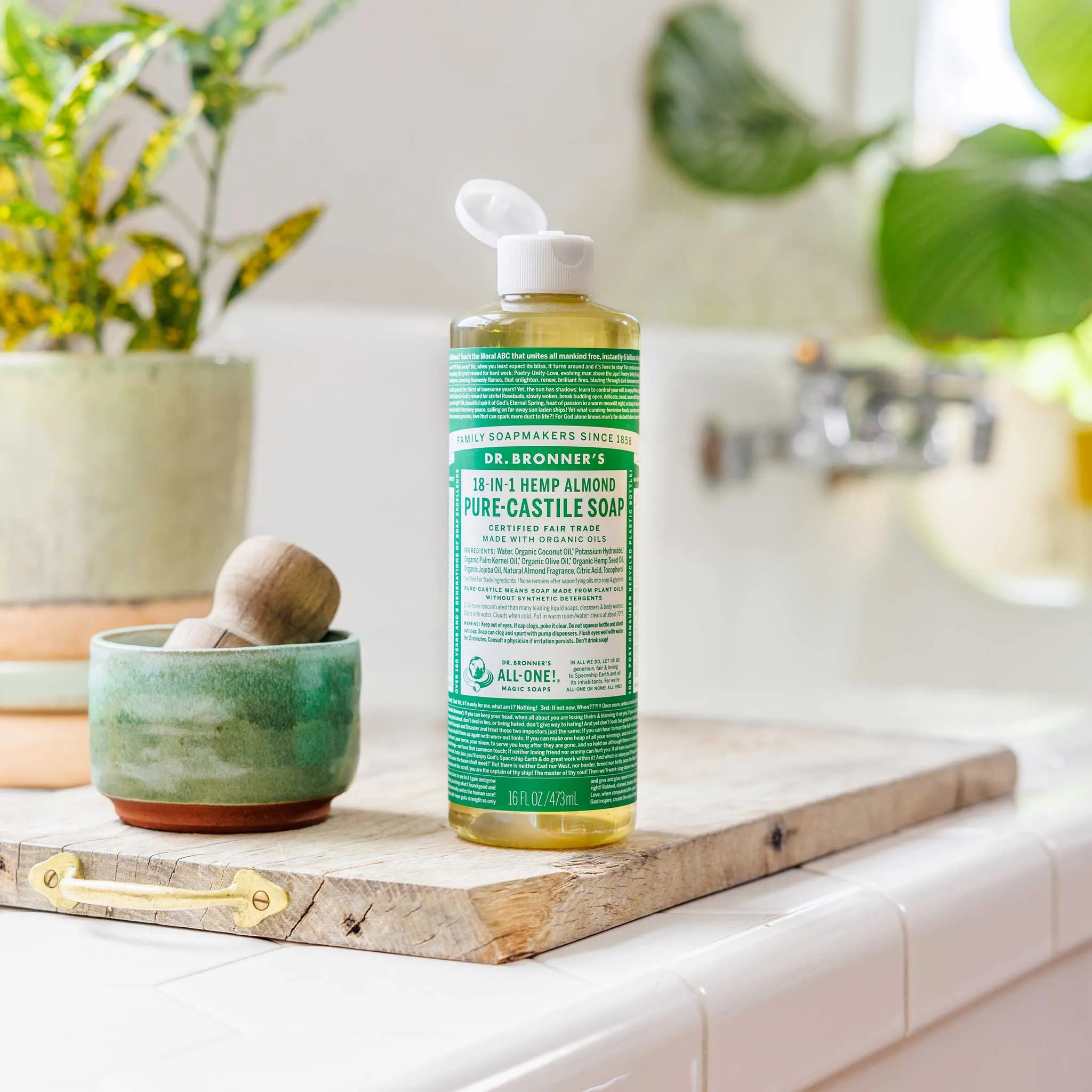 Almond - Pure-Castile Liquid Soap