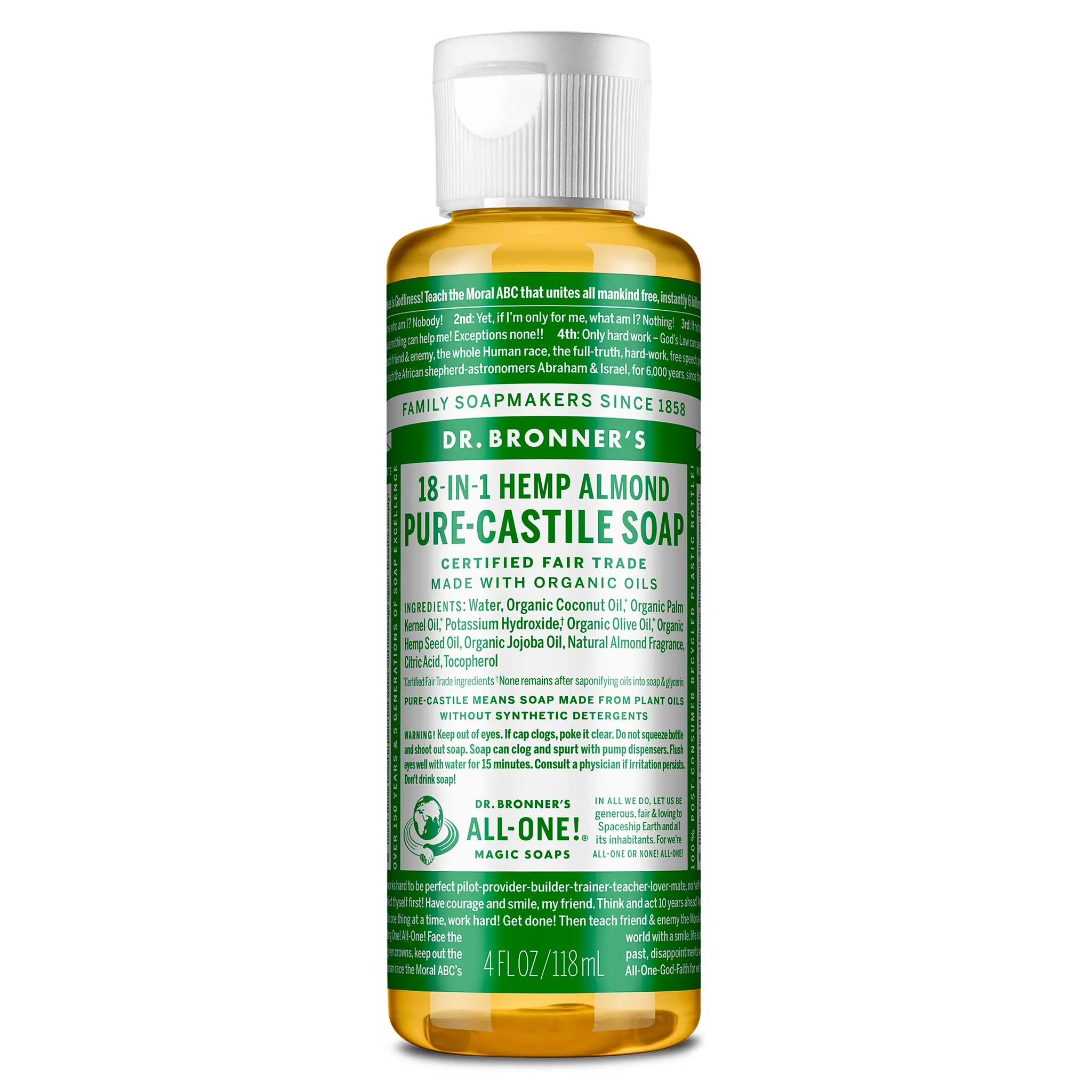 Almond - Pure-Castile Liquid Soap