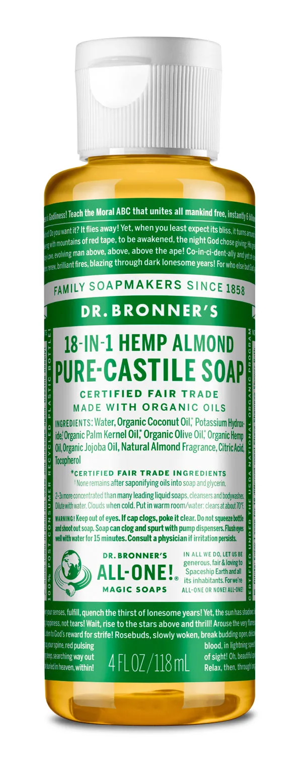 Almond - Pure-Castile Liquid Soap