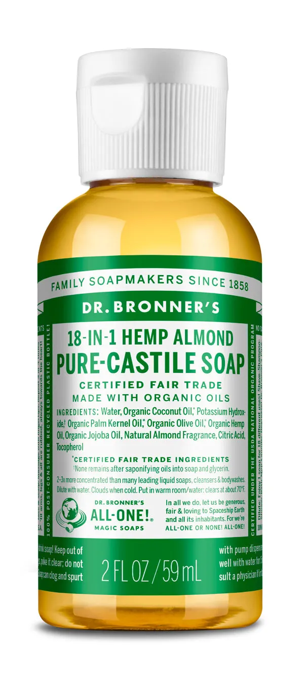Almond - Pure-Castile Liquid Soap