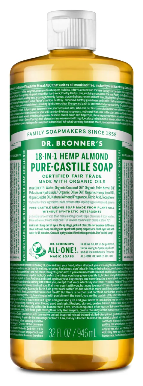 Almond - Pure-Castile Liquid Soap