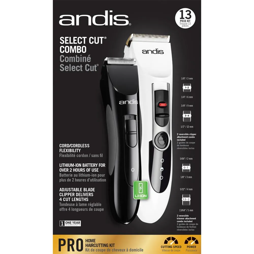 Andis Company Select Cut Combo 13pc Kit