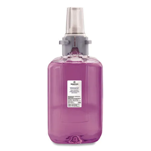 Antibacterial Foaming Hand Soap Refill For Adx-12 Dispensers, Plum Scent, 1,250 Ml, 3/carton