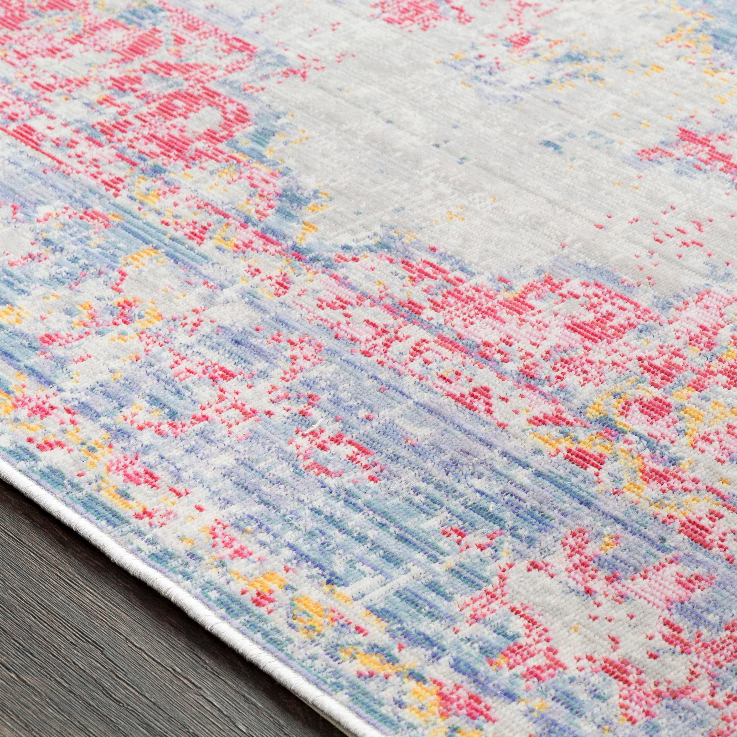 Antioch Rug in Purple & Pink