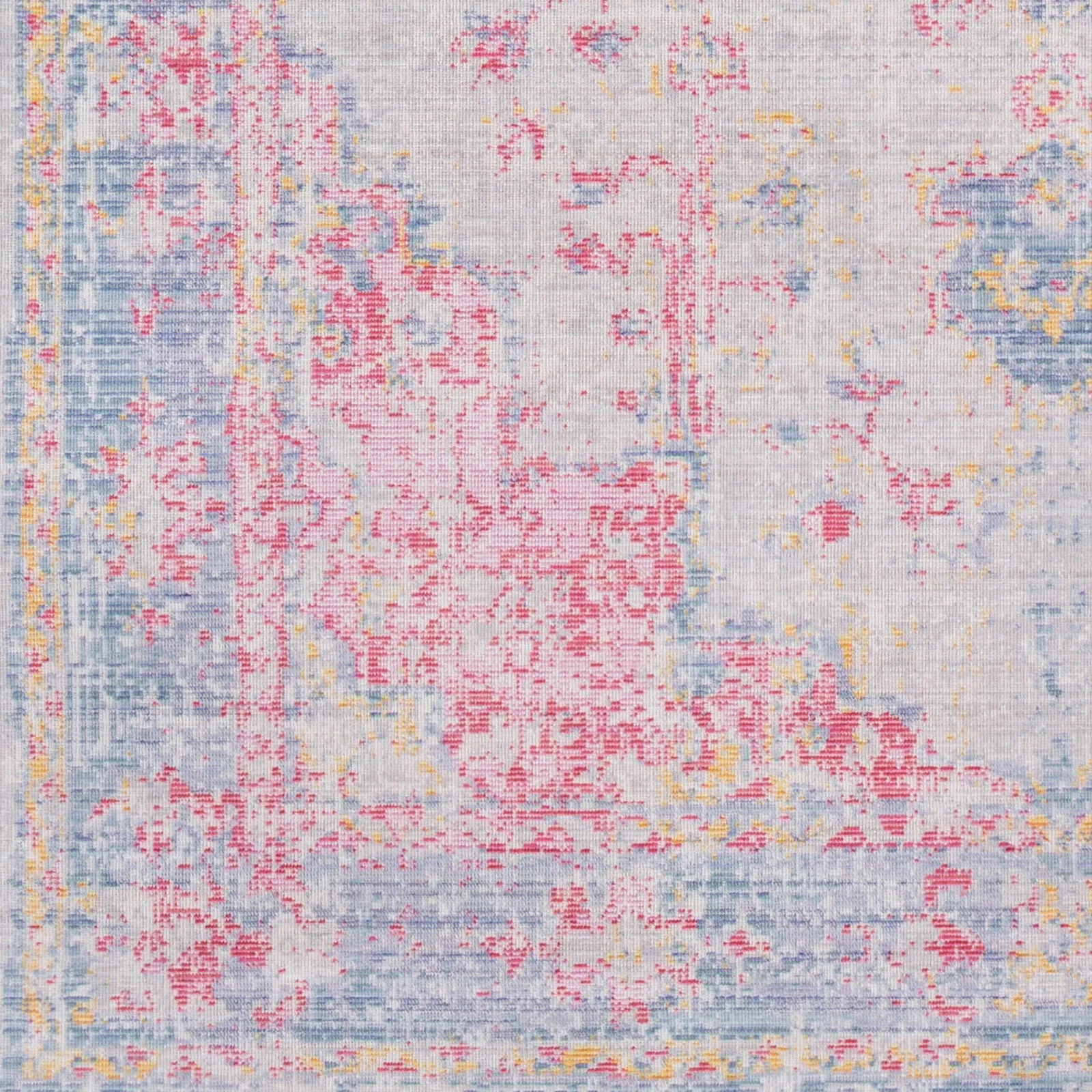 Antioch Rug in Purple & Pink