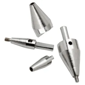 Artistic Wire, Hourglass Shaped Attachments, Fits The Conetastic Tool, 2 Size Set