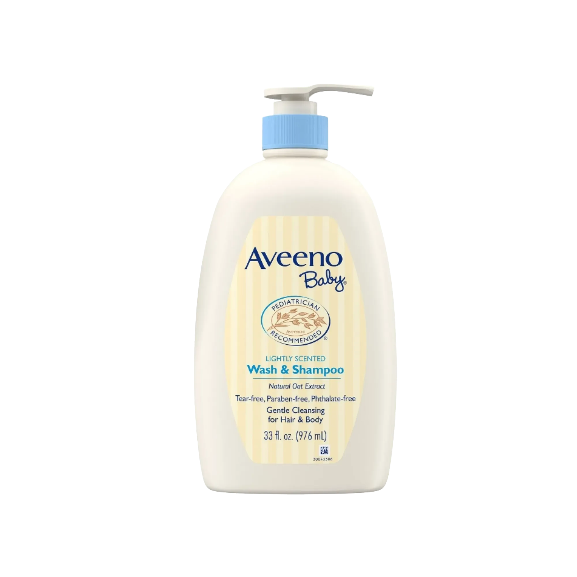 Aveeno Baby Daily Moisture Wash and Shampoo 976Ml