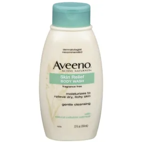 Aveeno Body Wash Skin Relief Liquid 12 oz. Bottle Unscented 1 Count