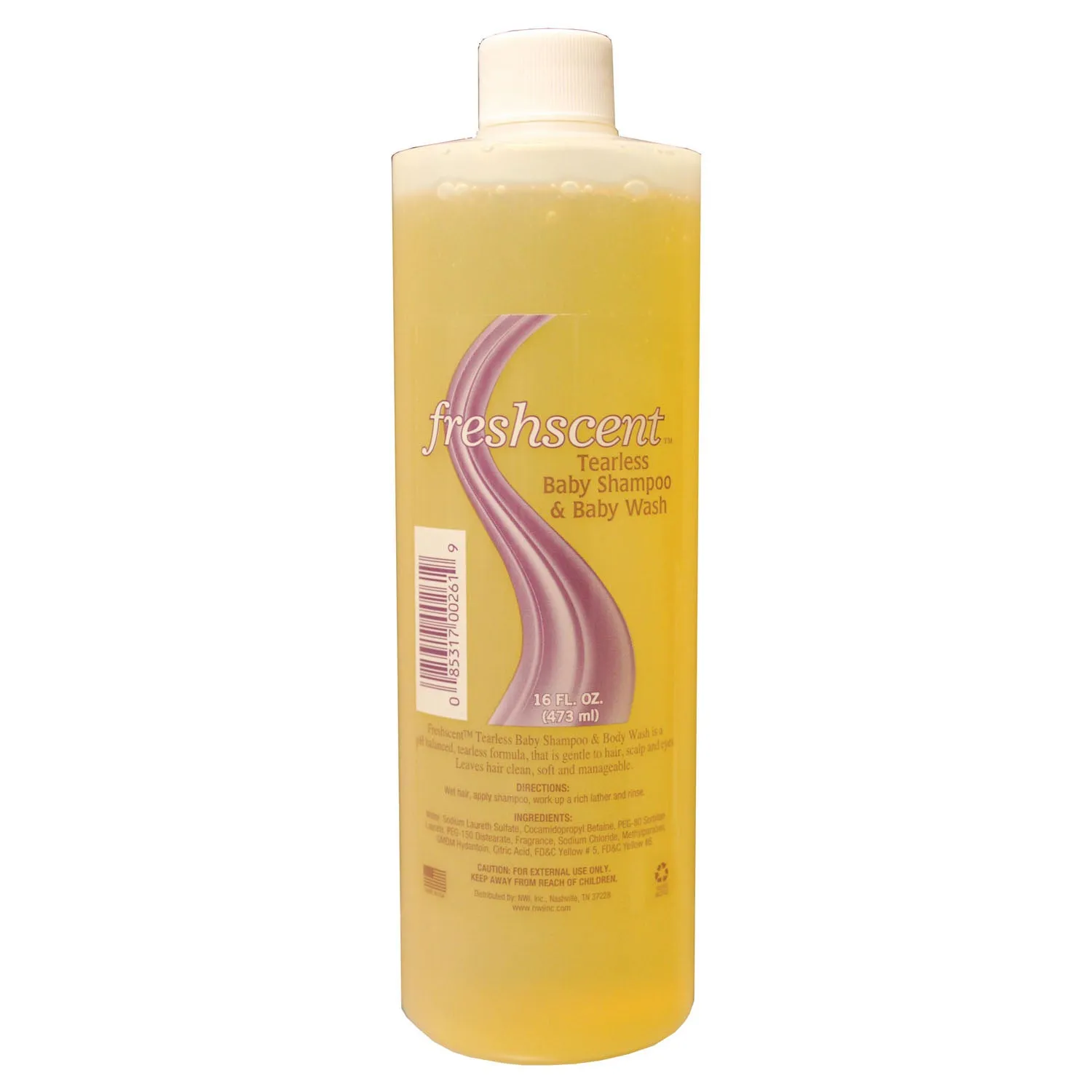 Baby Shampoo & Body Wash, Freshscent Tearless, 16 oz