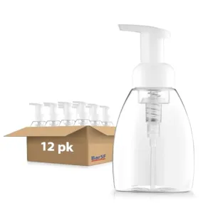 Bar5F Foaming Soap Dispenser Pump Bottle for Dr. Bronner's Castile Liquid Soap 8.5-Ounce Pack of 2