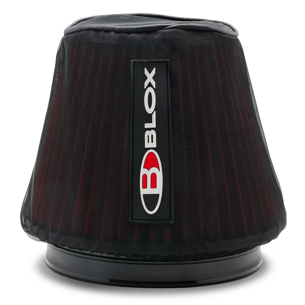 BLOX Performance Air Filter 7" Tall (6" Opening - 8" Wide) w/ Cover