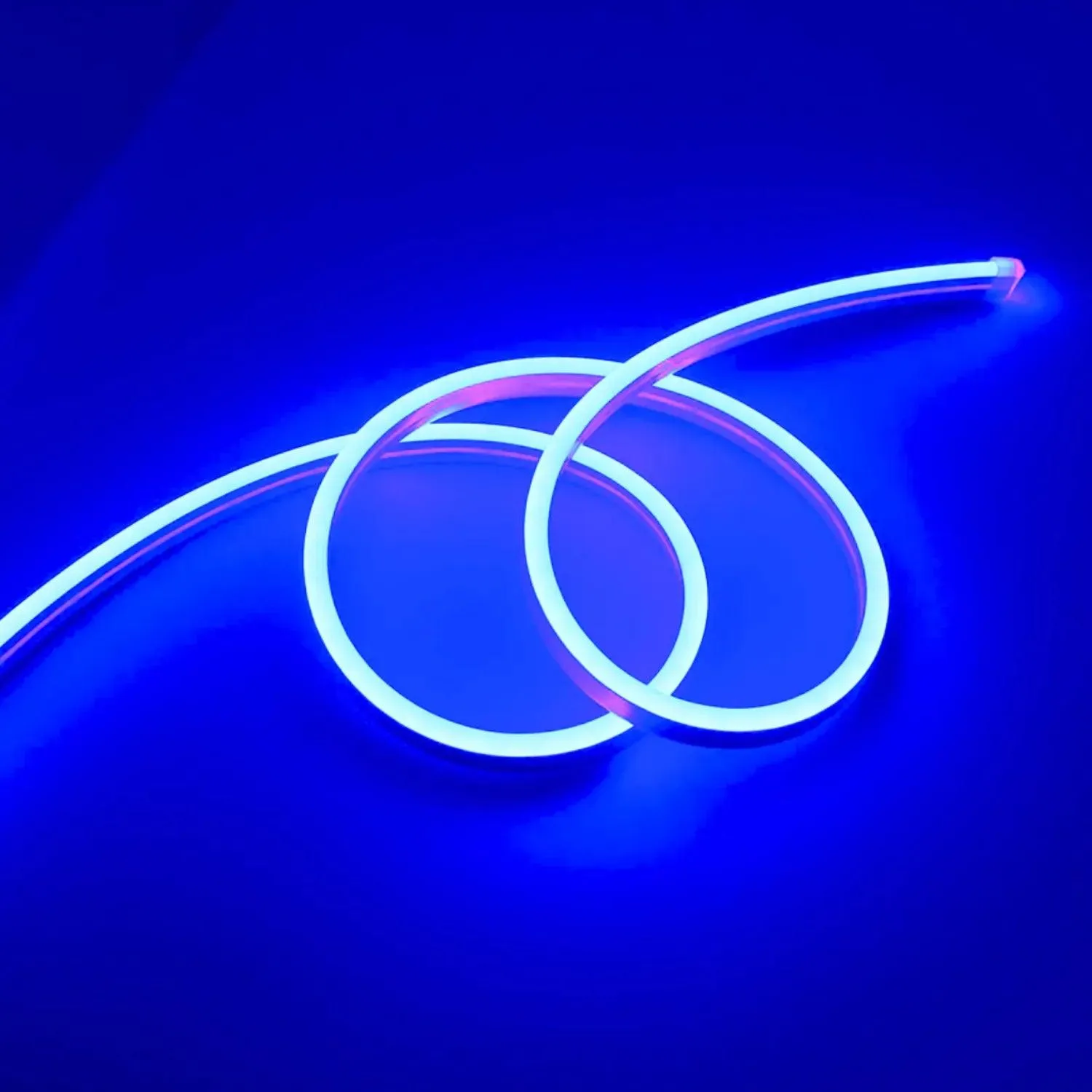 Blue LED Neon Flex DC 12V IP65 Waterproof 8x16mm 120 LEDs/M