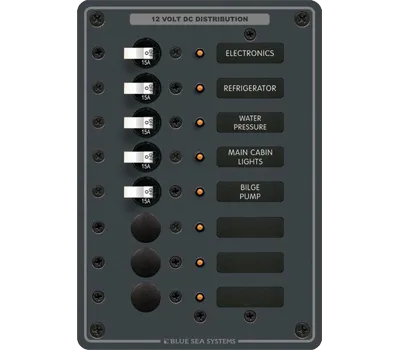 Blue Sea 8023 8-Position DC Breaker Panel