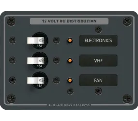 Blue Sea 8025 3-Position Breaker Panel