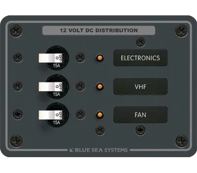 Blue Sea 8025 3-Position Breaker Panel