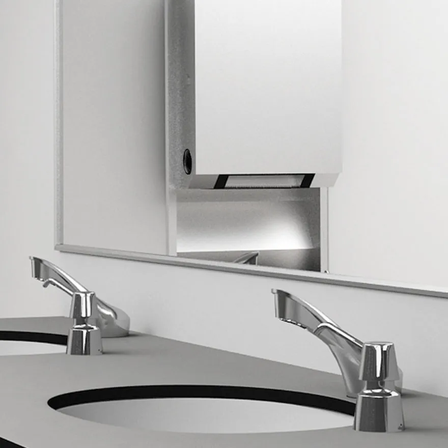 Bobrick B-823 Foam Soap Dispenser, Top-Filling Counter Mount