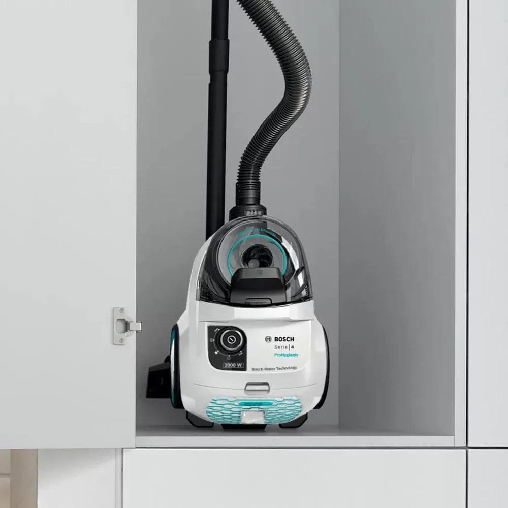Bosch Serie 4 Bagless Vacuum Cleaner BGS21WHYG 2L 2000W