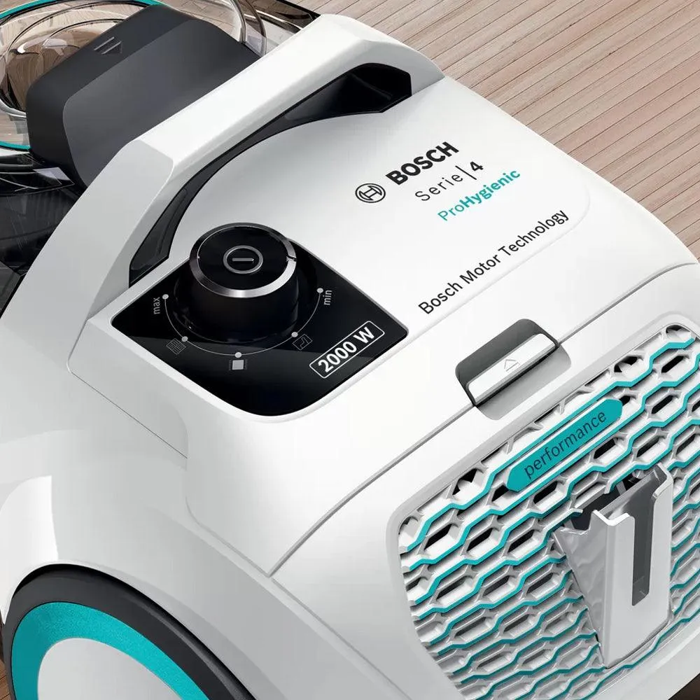 Bosch Serie 4 Bagless Vacuum Cleaner BGS21WHYG 2L 2000W