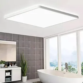 Ceiling Lights 36W, Super Bright Square LED Ceiling Light, Daylight White 6000K, IP44 Waterproof Bathroom Light, for Office, Living Room, Bedroom, Kitchen, Bathroom, Hallway