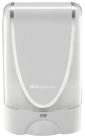 deb TF Ultra TF2WHI Soap/Sanitizer Dispenser, 1.2 L Capacity, Plastic, Chrome/White, Glossy, Automatic :EA: QUANTITY: 1
