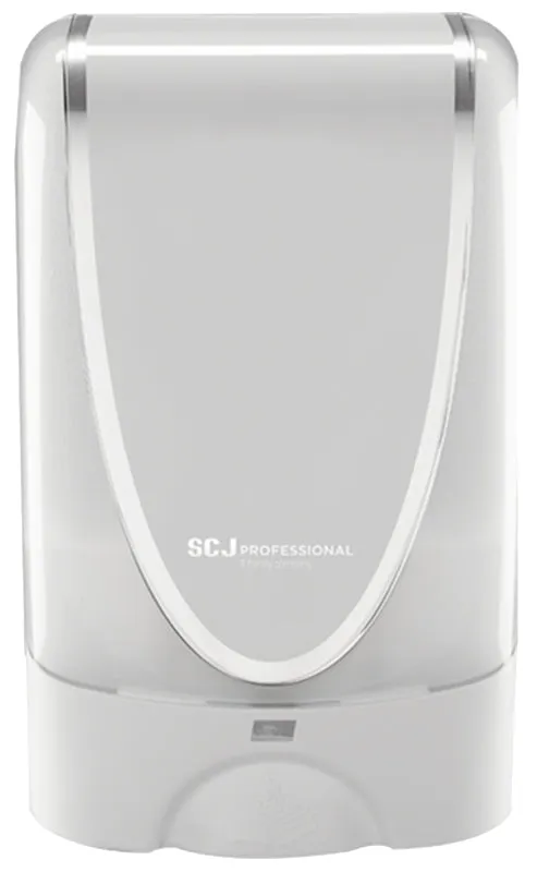 deb TF Ultra TF2WHI Soap/Sanitizer Dispenser, 1.2 L Capacity, Plastic, Chrome/White, Glossy, Automatic :EA: QUANTITY: 1