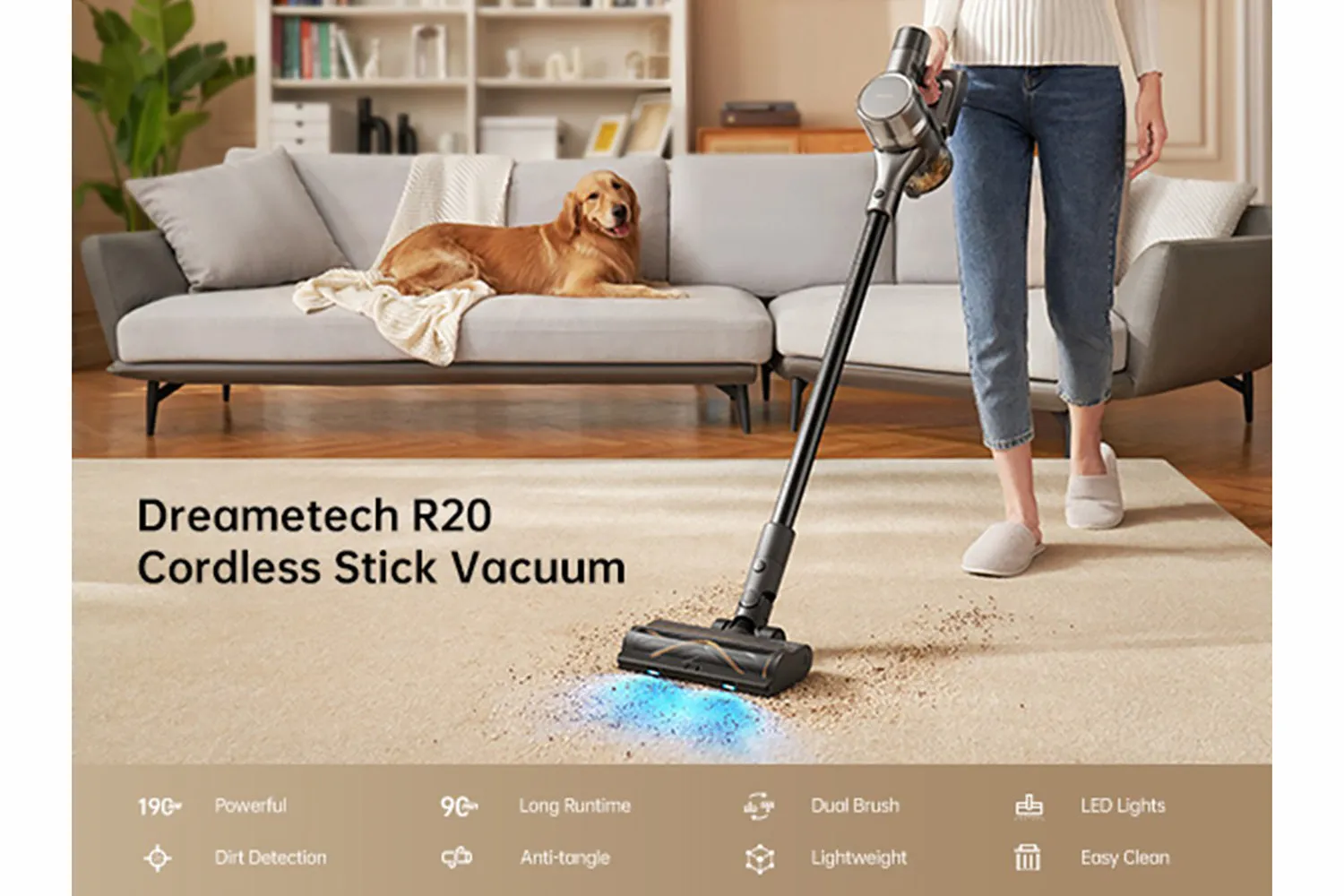 Dreame R20 Cordless Stick Vacuum Cleaner | VTV97A