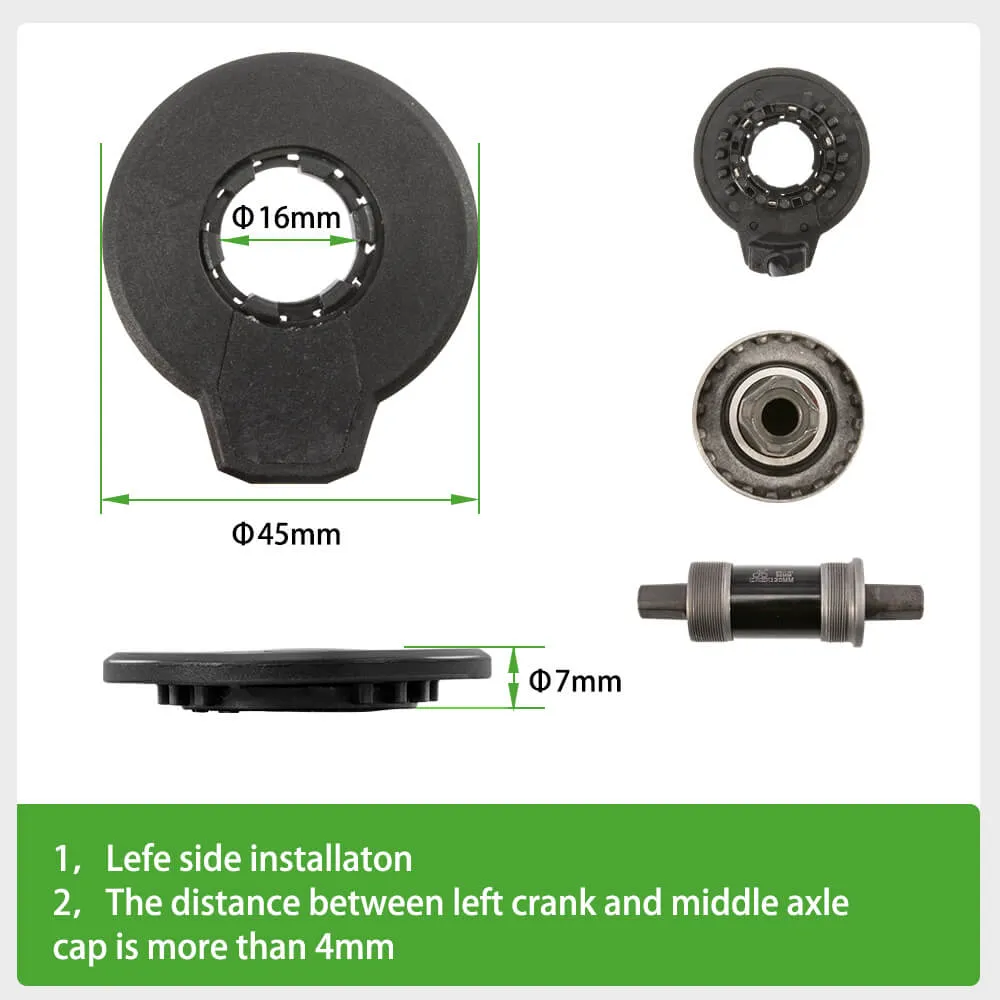 E-Bike Conversion Kit 36V 350W Rear Motor Kit for Cassette with 36V 13Ah Battery and Charger