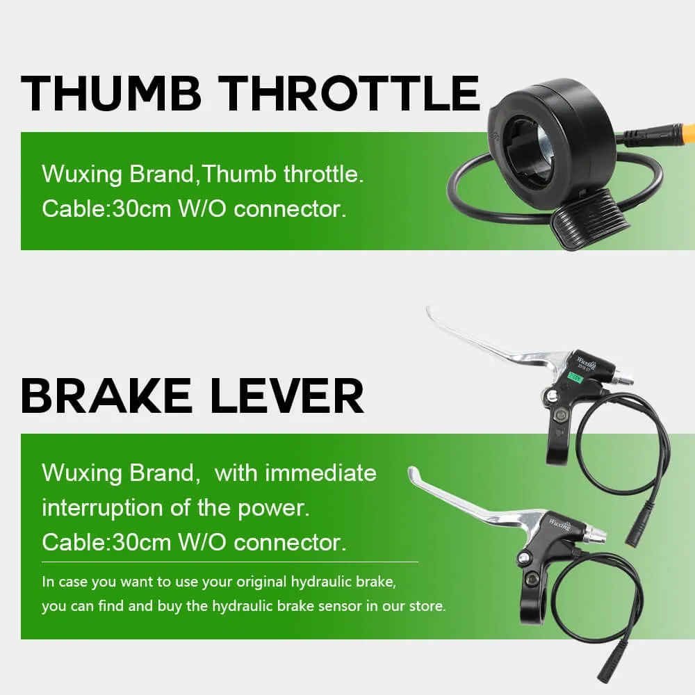 E-Bike Conversion Kit 36V 350W Rear Motor Kit for Cassette with 36V 18Ah Battery and Charger