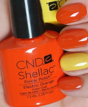 Electric Orange * CND Shellac