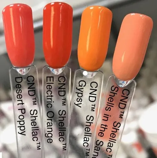 Electric Orange * CND Shellac
