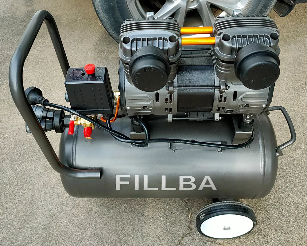 FILLBA Compressed Air Machine Super convenient air compressor 6.3 Gal tank Fill in 150 seconds Max 120 PSI