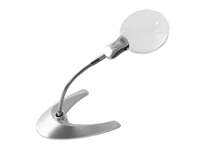 Flexible Tabletop LED Magnifier