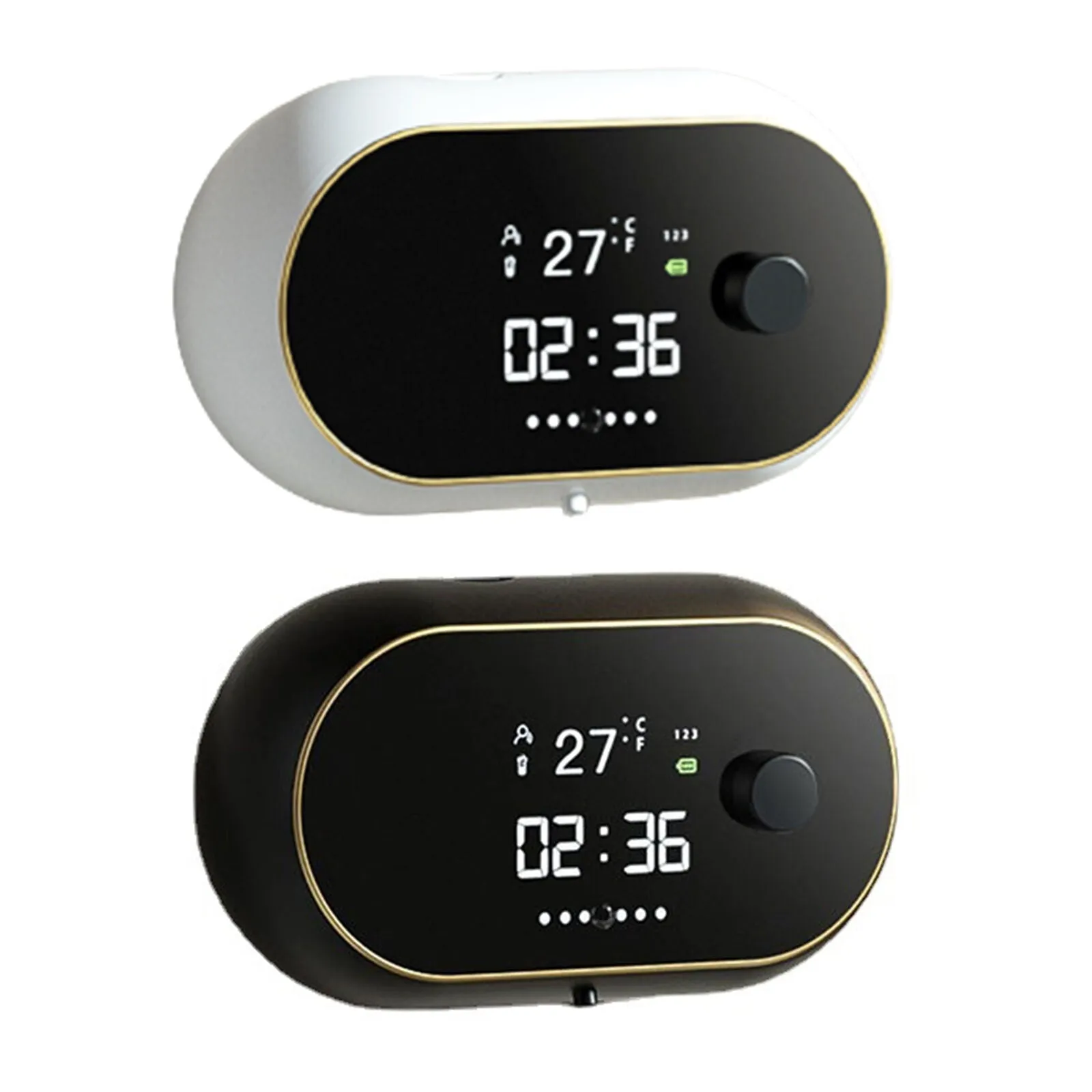 Foam Soap Sensing Dispenser - Time Temperature Display Contactless Waterproof Automatic Soap Dispenser