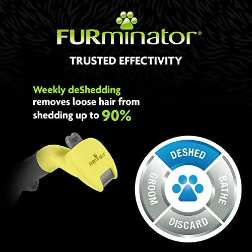 Furminator Undercoat Deshedding Tool Extra Small Short Hair Dogs Under 4.5 Kg