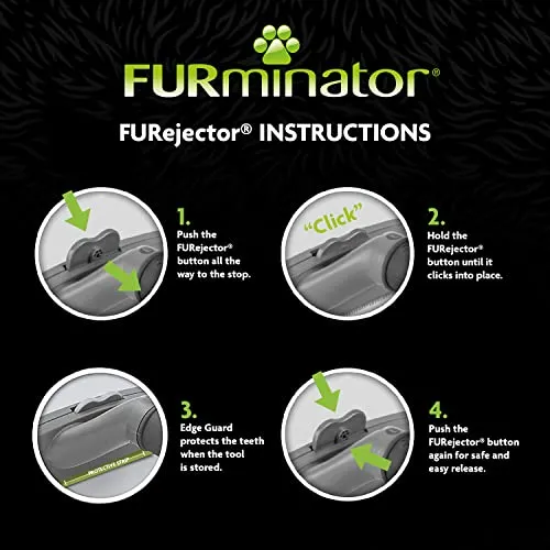 Furminator Undercoat Deshedding Tool Extra Small Short Hair Dogs Under 4.5 Kg