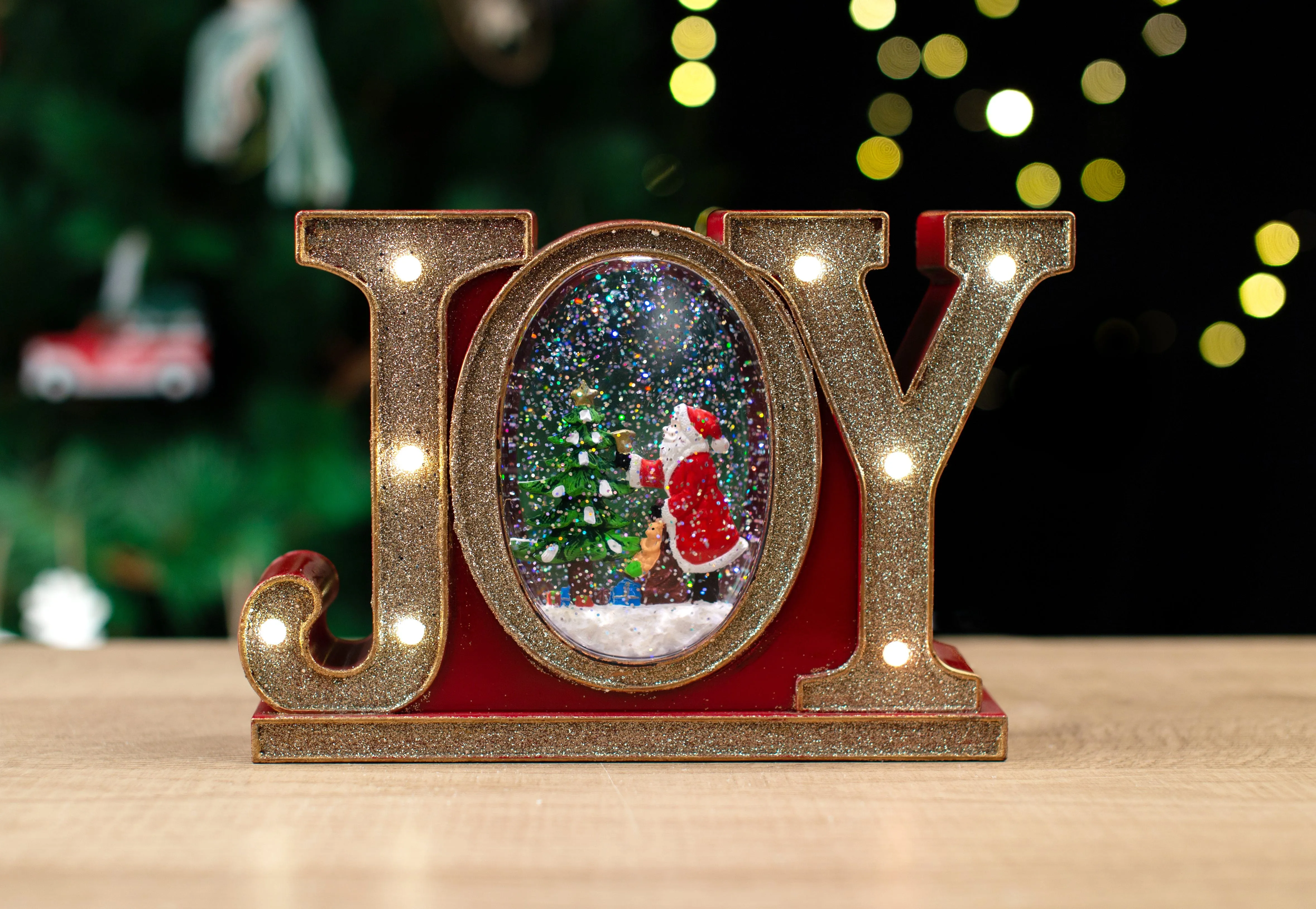 Glitter Swirl Joy Scene